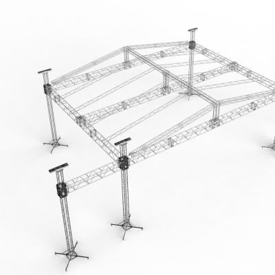 16x12x10m pyramid roof truss system -6legs