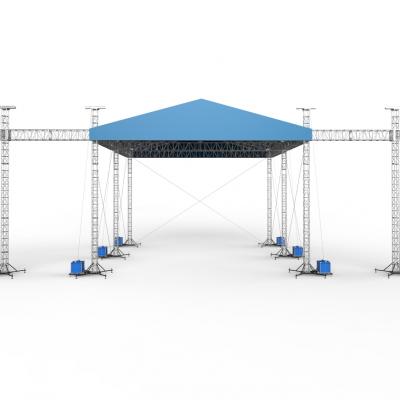 18x14x10m pyramid roof truss system