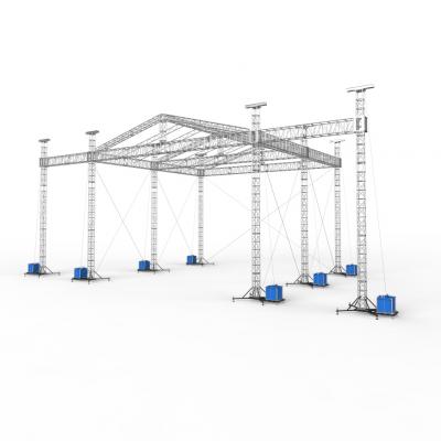 20x16x10m pyramid roof truss system-8 legs