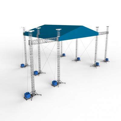 24x16x12m pyramid roof truss system-8 legs 