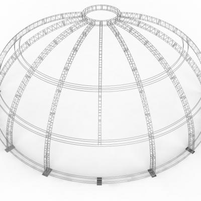 SEMI-CIRCLE STAGE ROOF 34x17x17m