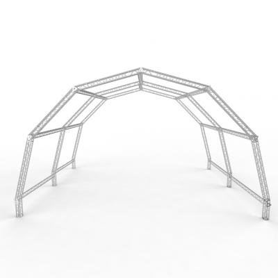 POLYGON TUNNEL STAGE ROOF TRUSS 12X10X6M 