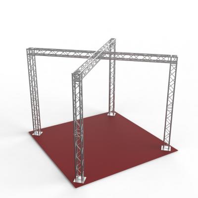 Cross booth truss 6x6x4m
