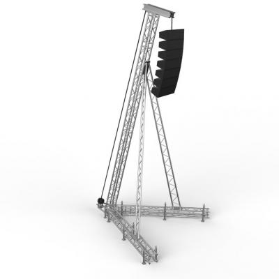 High load line array speaker truss tower