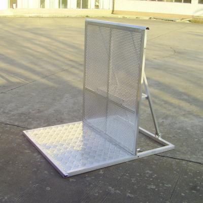 Aluminum folding barrier