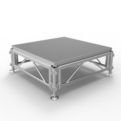 122x122cm height 30 to 40CM adjustable aluminum assembly stage