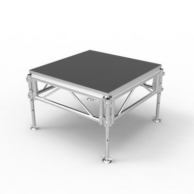 122x122cm height 50 to 100CM adjustable aluminum assembly stage