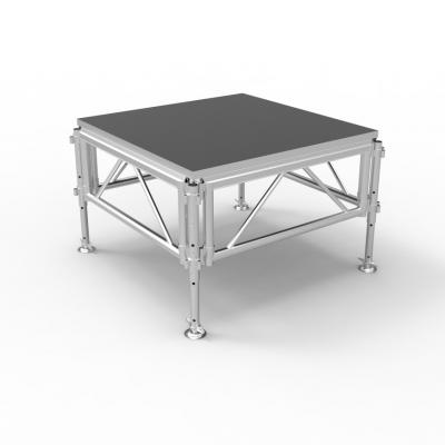 4x4ft height 60 to 120CM aluminum stage deck