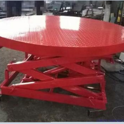 Rotating Hydraulic Scissor Stage Lifting Platform